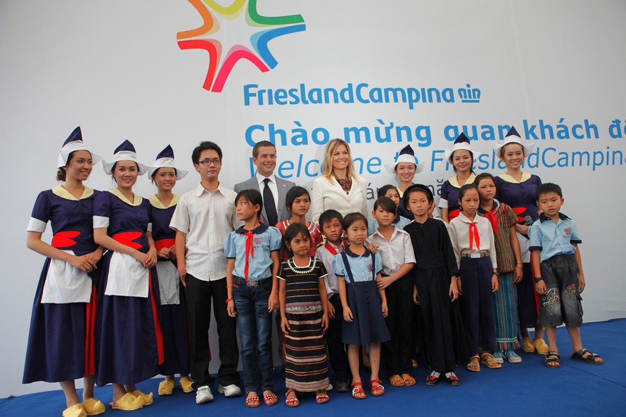 Công nương Hà Lan thăm công ty liên doanh FrieslandCampina Việt Nam